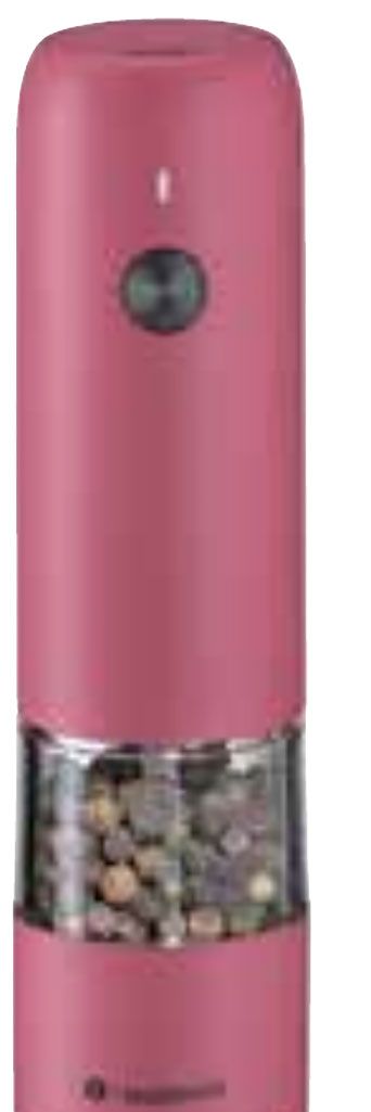 Zassenhaus Koln Rechargeable Salt or Pepper Mill Pink M033168, 4006528033168