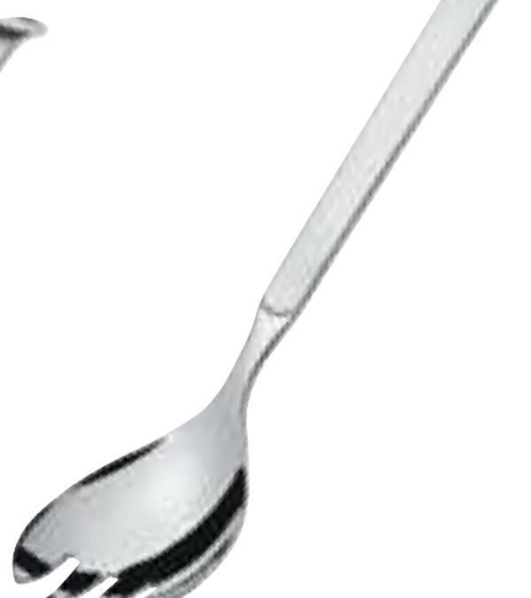 Amefa Buffet Salad Serving Fork Large Stainless Steel Satin Mirror 131900B000249, 8711155018353