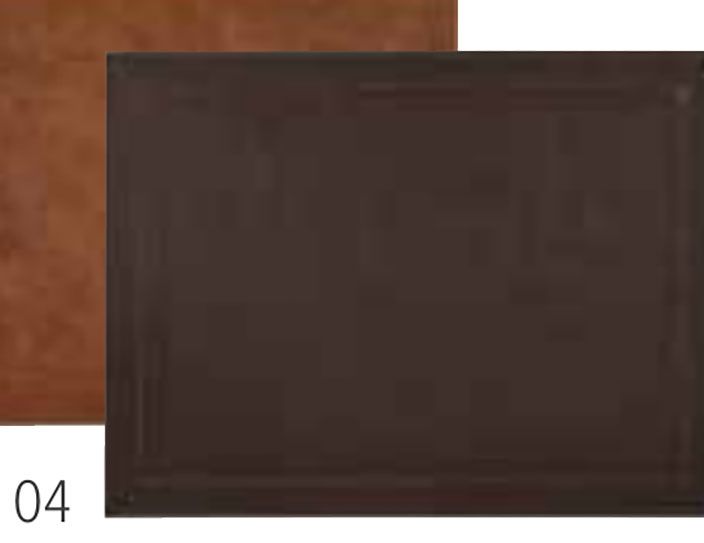 Davanti Classic Luxe Rectangular Placemat Brown Obsidion 87004, 728547870046