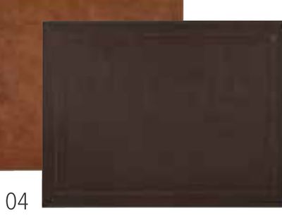 Davanti Classic Luxe Rectangular Placemat Brown Obsidion 87004, 728547870046