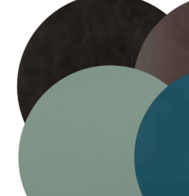 Davanti Mattola Placemat Round Black 80001, 728547800012