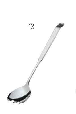 Amefa Buffet Salad Serving Fork Small Stainless Steel Satin Mirror 131900B000252, 8711155018339