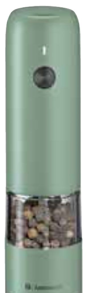 Zassenhaus Koln Rechargeable Salt or Pepper Mill Green M033151, 4006528033151