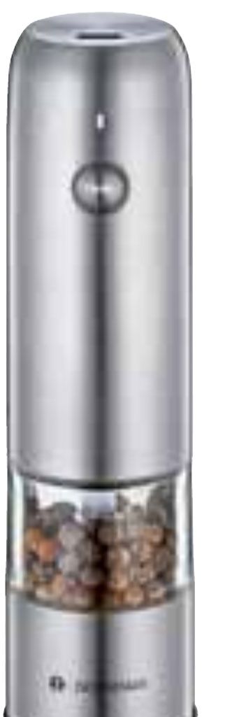 Zassenhaus Koln Rechargeable Salt or Pepper Mill Chrome M033076, 4006528033076