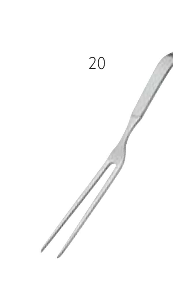 Amefa Buffet Meat Fork Stainless Steel Satin Mirror 131900B000259, 8711155072393