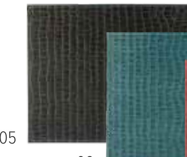 Davanti Crocodile Rectangular Placemat Black 87101, 728547870114