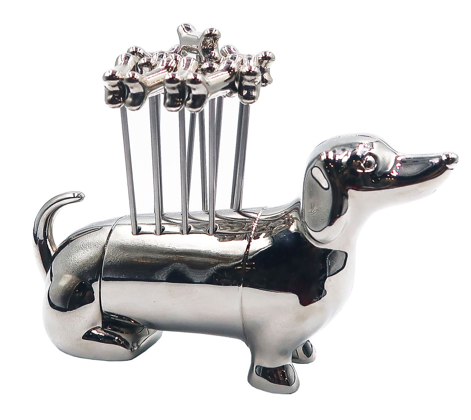 Godinger Dachshund Cocktail Pick Set 90423, 028199904237