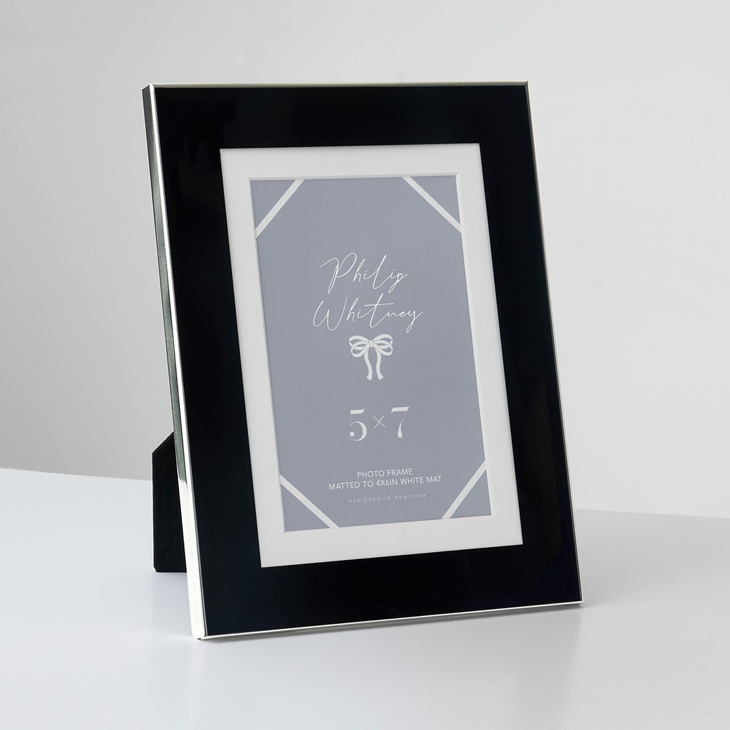 Godinger Photo Picture Frame 5x7 Inch Black 14562, 028199145623