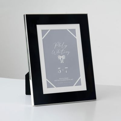 Godinger Photo Picture Frame 5x7 Inch Black 14562, 028199145623
