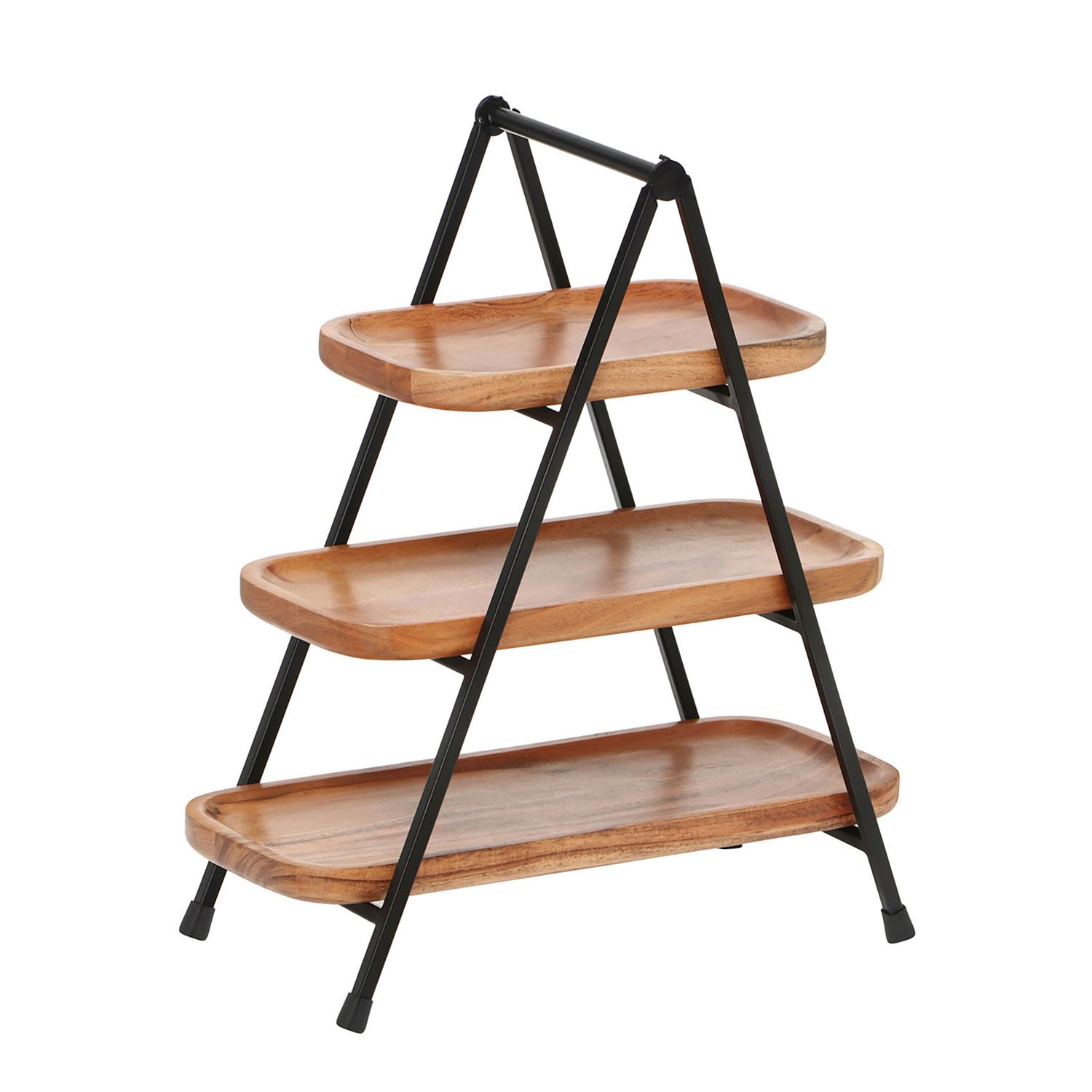 Godinger Wood 3 Tier 50733, 028199507339
