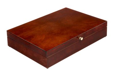 Godinger Wood Flatware Chest 18010, 028199180105