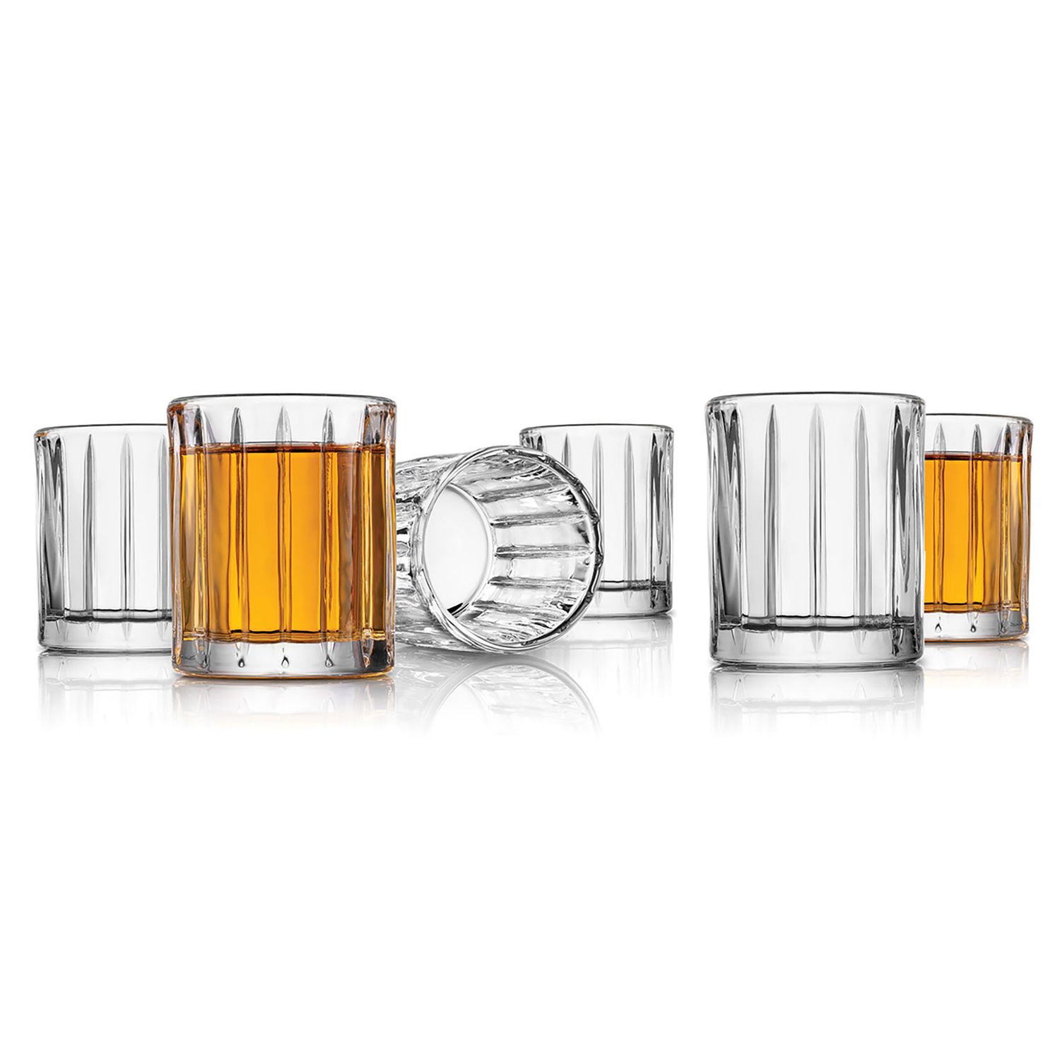 Godinger Parallels Shot Glass Set of 6 28300, 028199283004
