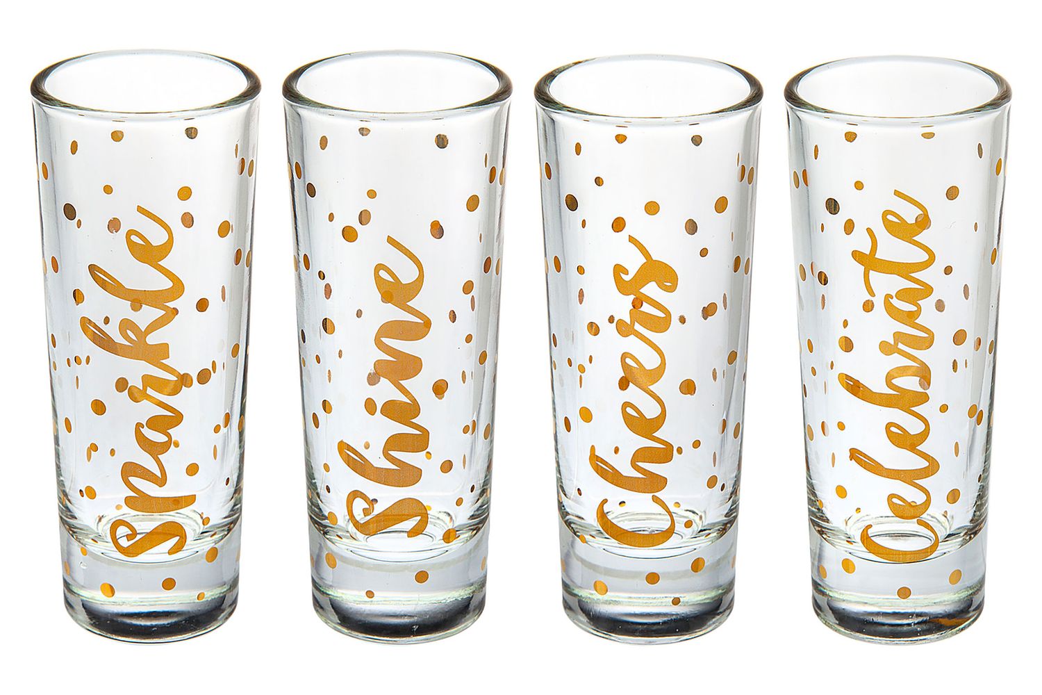Godinger Celebrate Set of 4 Shooters 28705, 028199287057