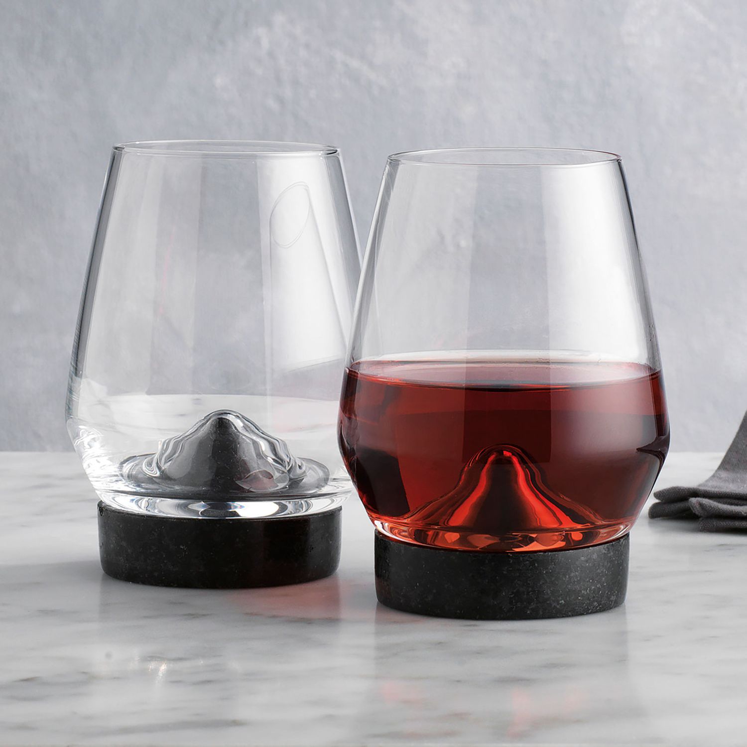 Godinger Stonecold Stemless Pair 13.5 oz 46242, 028199462423
