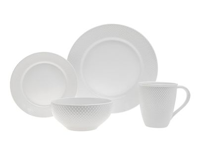 Godinger Pique 16 Piece Set Plain 82859, 028199828595