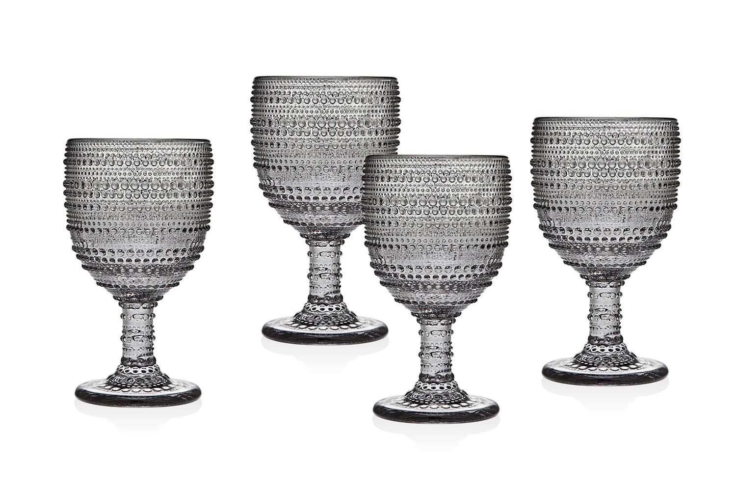 Godinger Lumina Smoke Set of 4 9 oz Goblets 48258, 028199482582