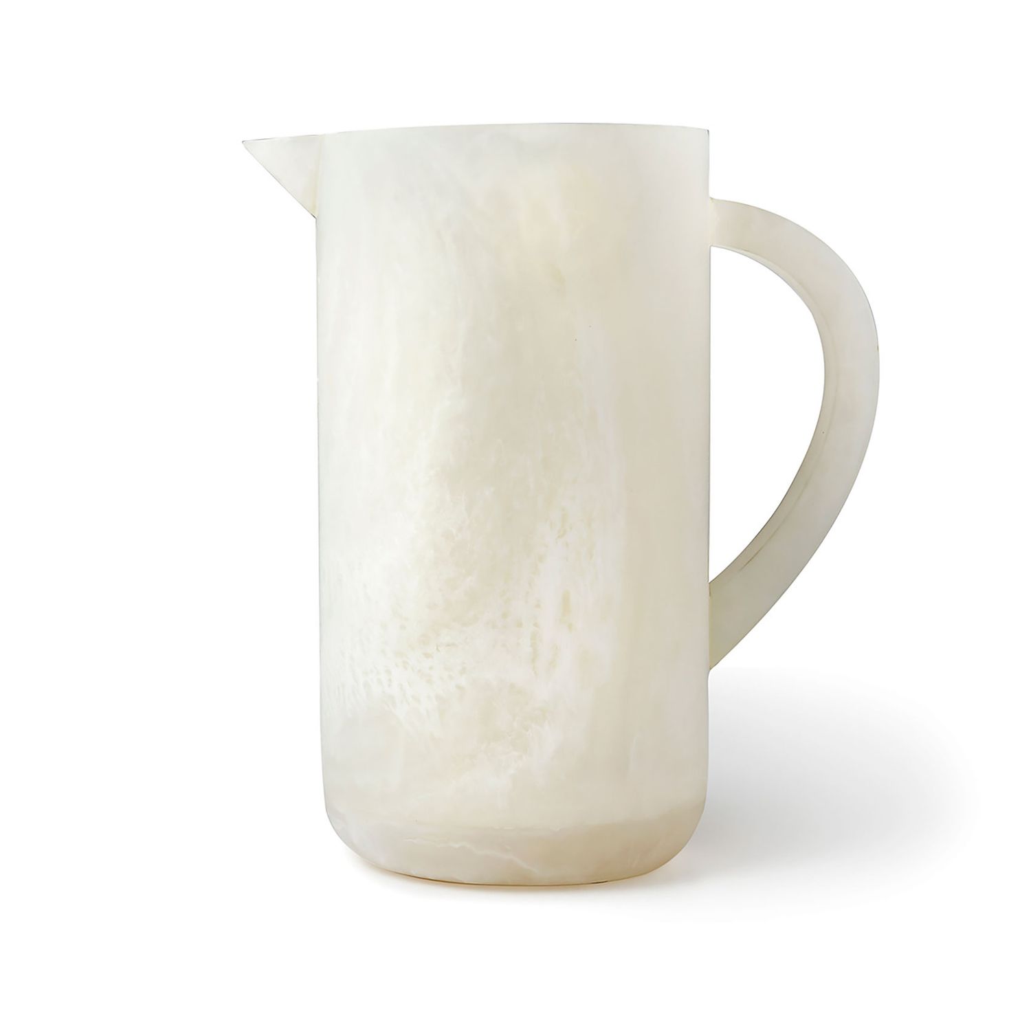 Godinger Lucente Resin Mat Pitcher White 51098, 028199510988
