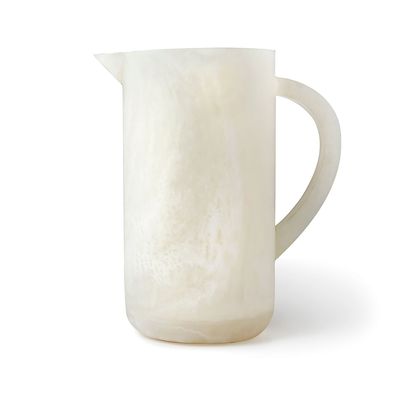 Godinger Lucente Resin Mat Pitcher White 51098, 028199510988