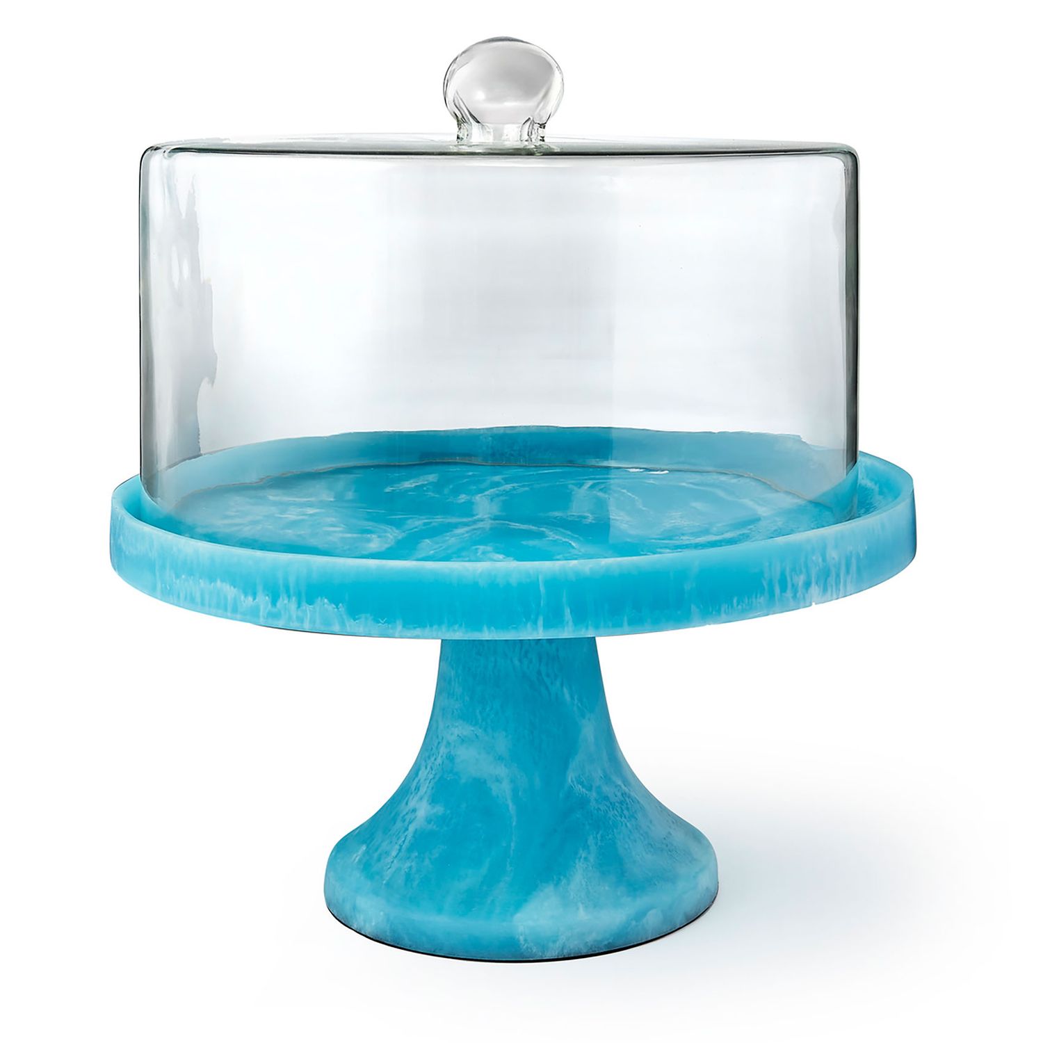 Godinger Lucente Resin Mt Cke Pl/dme Blue 51101, 028199511015