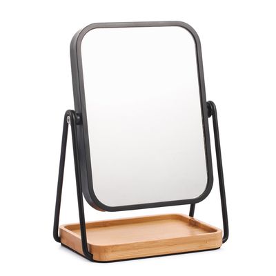 Godinger Bamboo Storage Tray Mirror 50827, 028199508275
