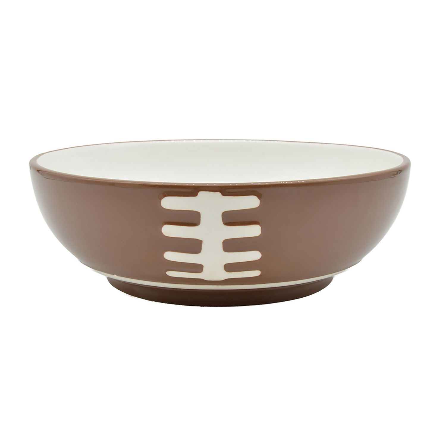 Godinger Glass 10 Inch Football Bowl 16725, 028199167250