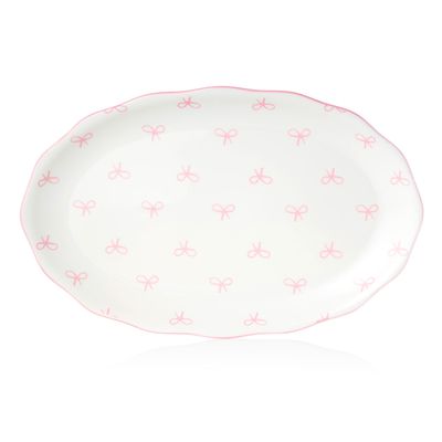 Godinger Simply Bow Platter 16735, 028199167359
