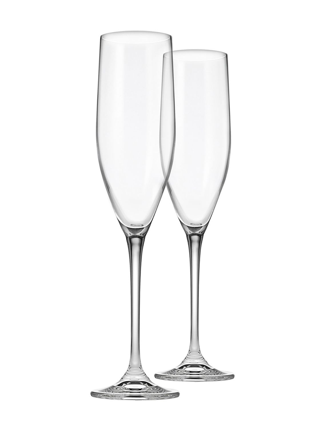 Godinger Luxe 8 oz Pair of Flutes 44490, 028199444900