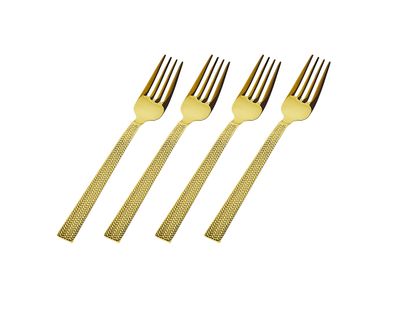 Godinger 18/10 Harrington Gold Appetizer Fork 84325, 028199843253