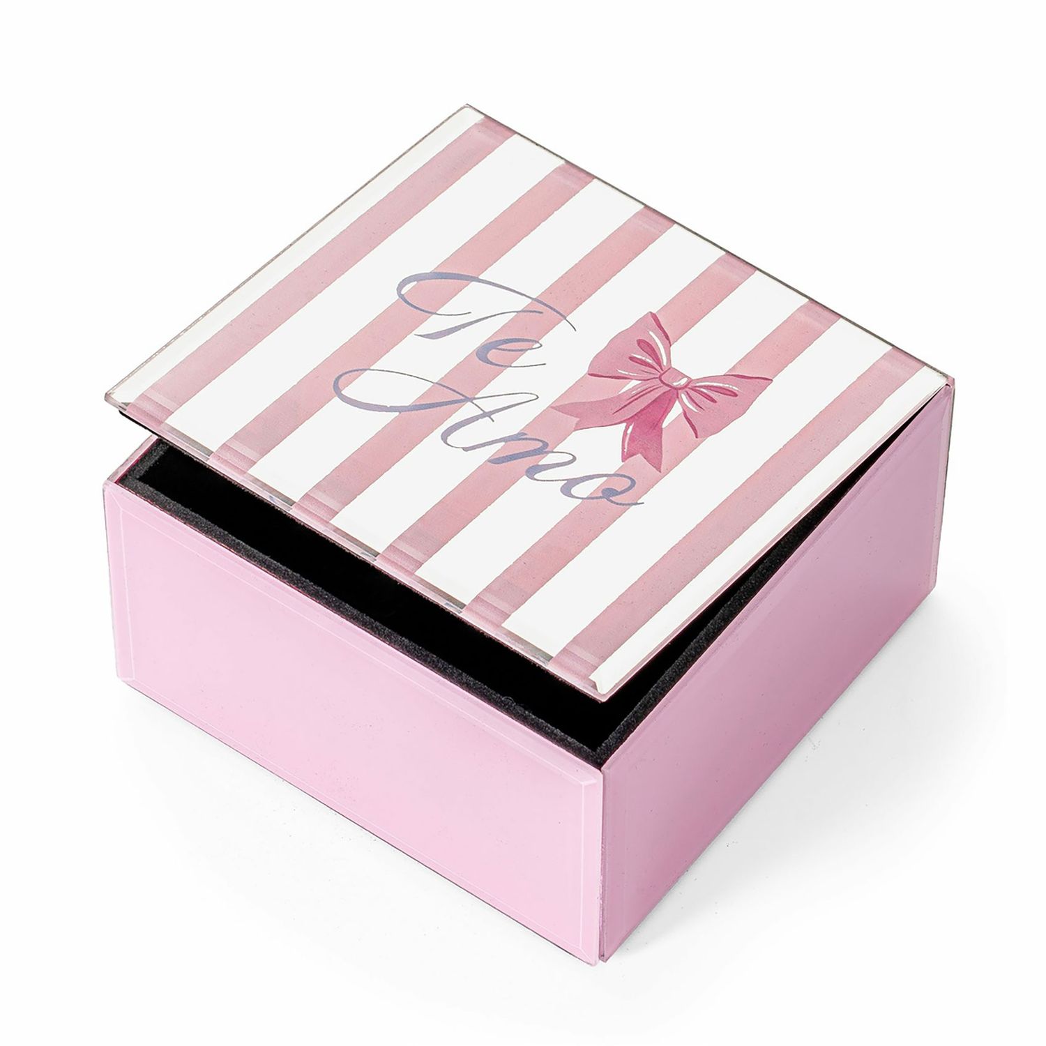 Godinger Te Amo Pink Bow Mirror Box 16494, 028199164945