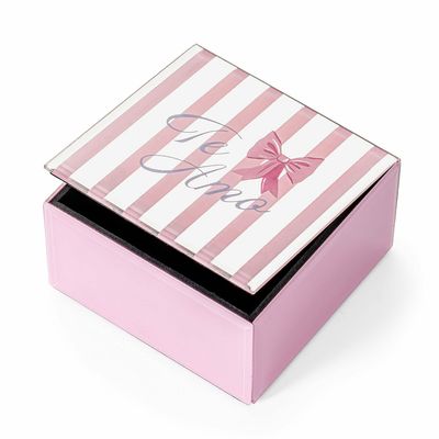Godinger Te Amo Pink Bow Mirror Box 16494, 028199164945