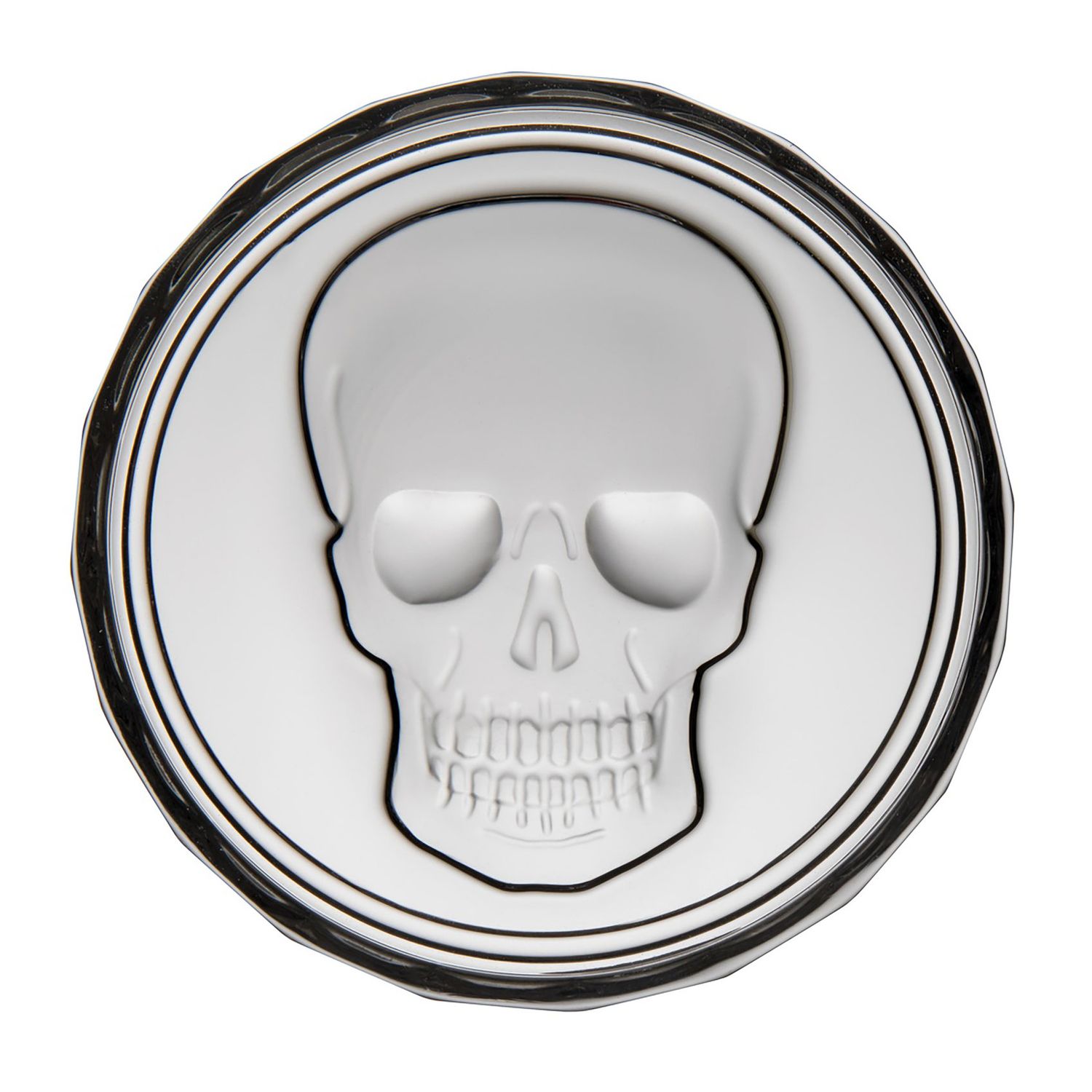 Godinger Set of 4 Skull Coasters 27414, 028199274149