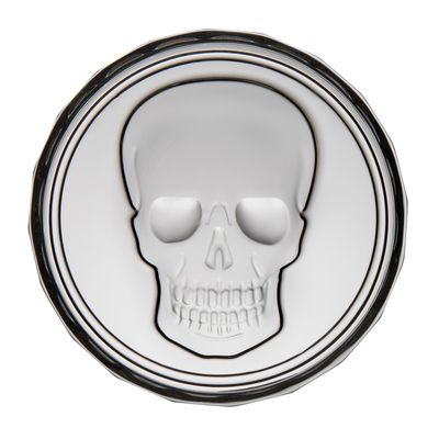 Godinger Set of 4 Skull Coasters 27414, 028199274149