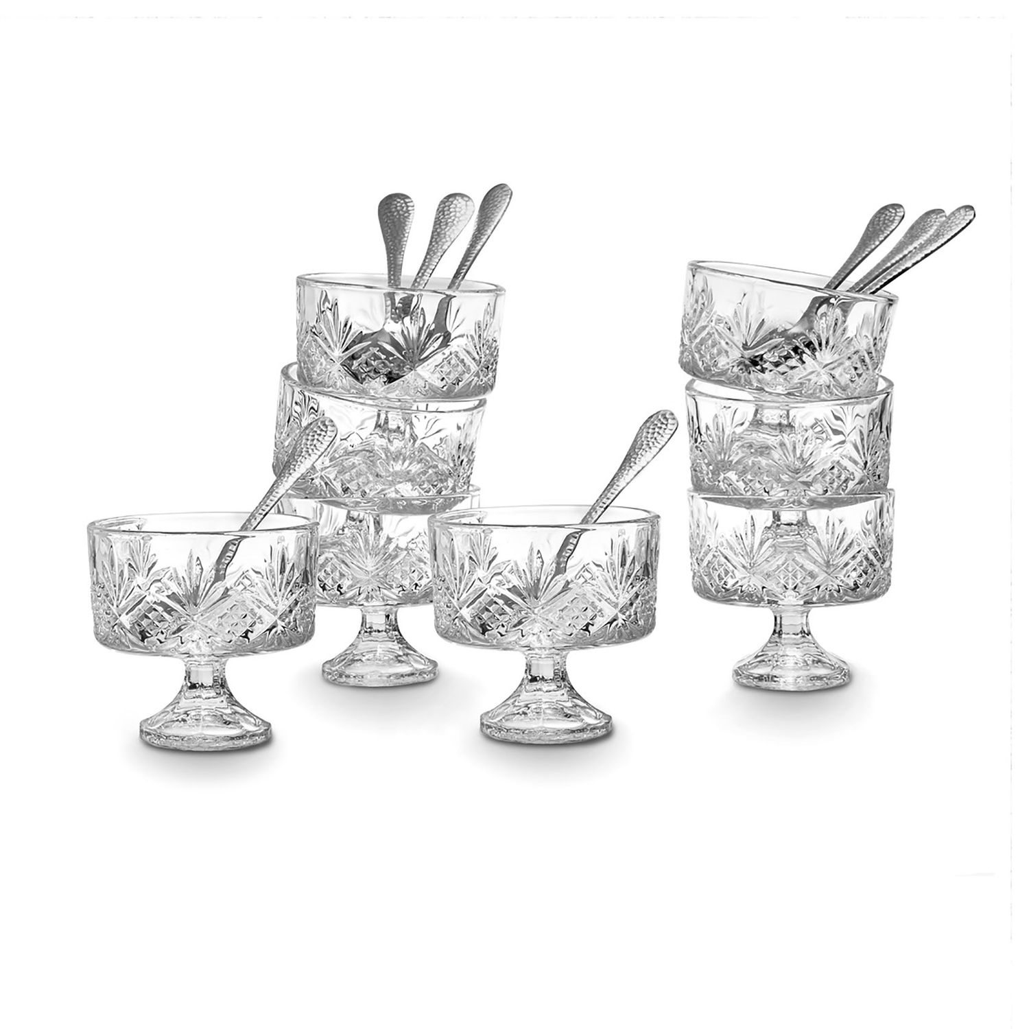 Godinger Dublin Tasters Trifle 16 Piece Set 25490, 028199254905