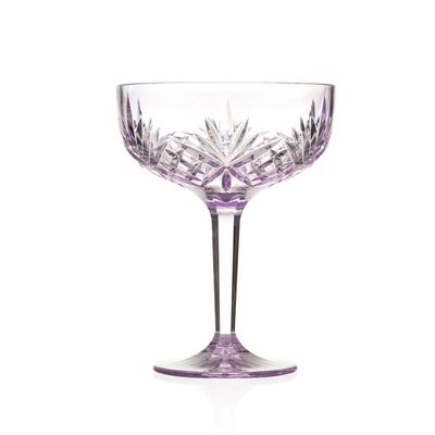 Godinger Dublin Acrylic Coupe Lavender 64979