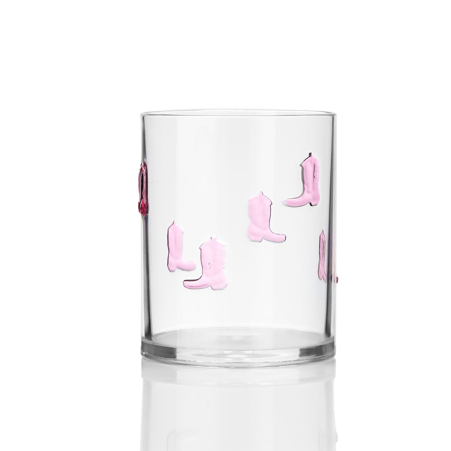 Godinger Cowgirl Boot Tumbler Pink Acrylic 16900, 028199169001