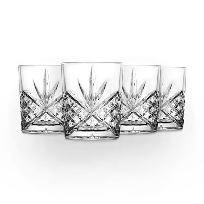 Godinger Dublin Double Old Fashioned Glass Set of 4 11 oz 25722, 028199257227