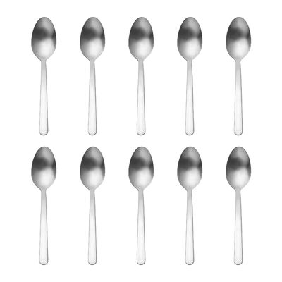 Godinger 10 Piece Lola Mat Dinner Spoon 42232, 028199422328