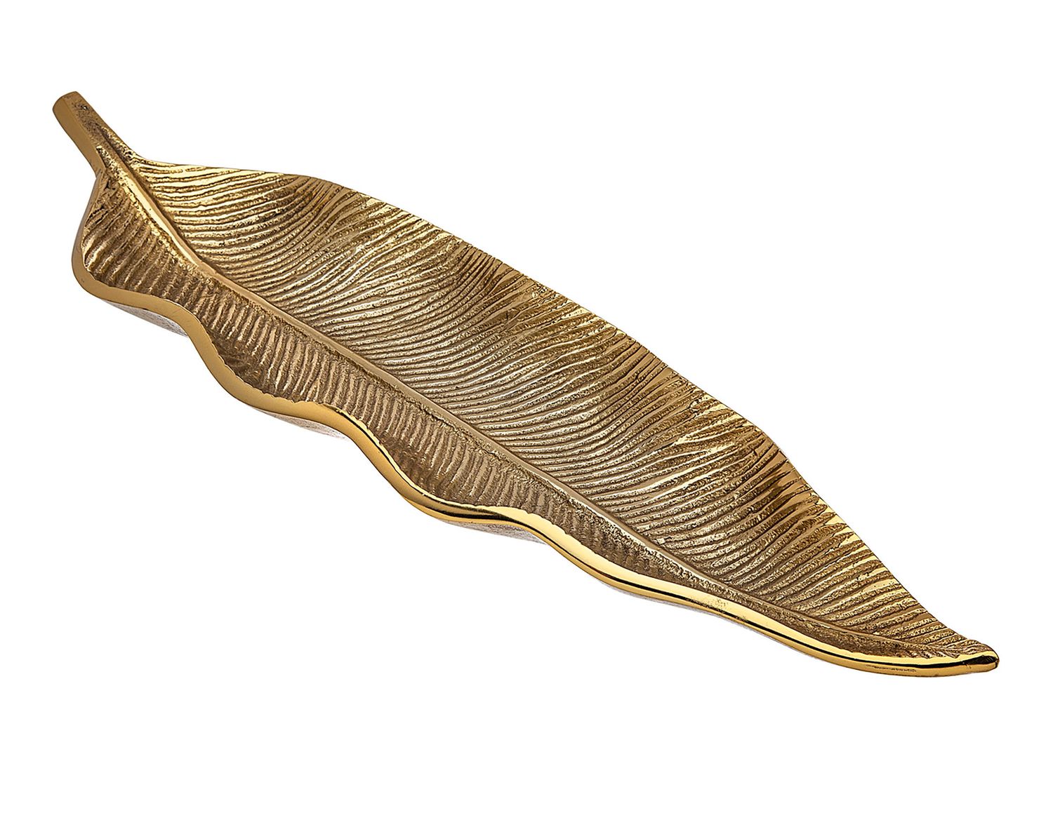 Godinger Leaf Long Tray Gold 96541, 028199965412