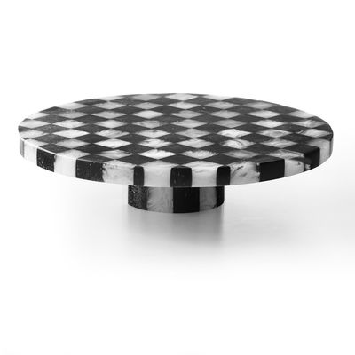 Godinger Lucente Bw Cake Plate 51344, 028199513446
