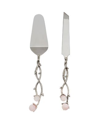Godinger Hyaline Set of 2 Cake Knife Set 50783, 028199507834