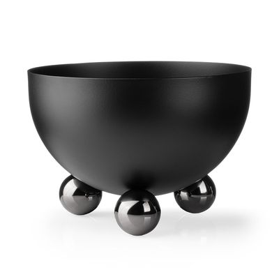 Godinger Temari Nut Bowl Blck &amp; Gunmtl 51335, 028199513354