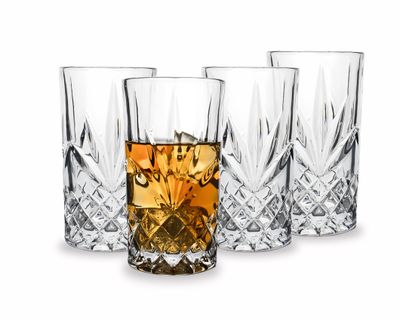 Godinger Shannon Highball Glass Set of 4 27467, 028199274675
