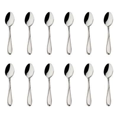 Godinger 12 Piece Wave Sand Teaspoon 49129, 028199491294