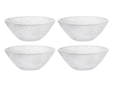 Godinger Confetto 7 Inch Bowl Set of 4 26564, 028199265642