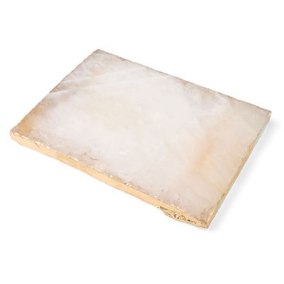 Godinger White Quartz Board with Gold E 51014, 028199510148