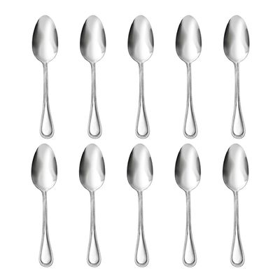 Godinger 10 Piece Bead Dinner Spoon 42047, 028199420478