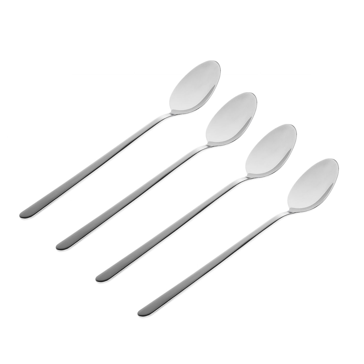 Godinger 18/10 Stainless Set 4 Lola Iced Tea 42131, 028199421314