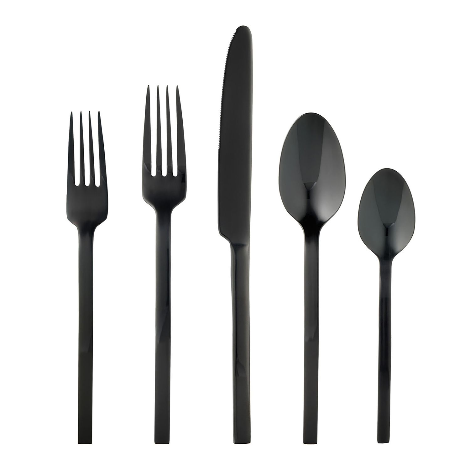 Godinger 18/10 Atlas Mir. Black 20 Piece Set 84277, 028199842775