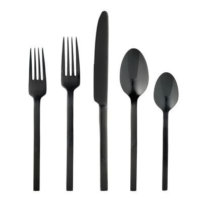 Godinger 18/10 Atlas Mir. Black 20 Piece Set 84277, 028199842775