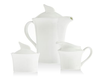 Godinger Bone China Teapot S &amp; C Set 10524, 028199105245